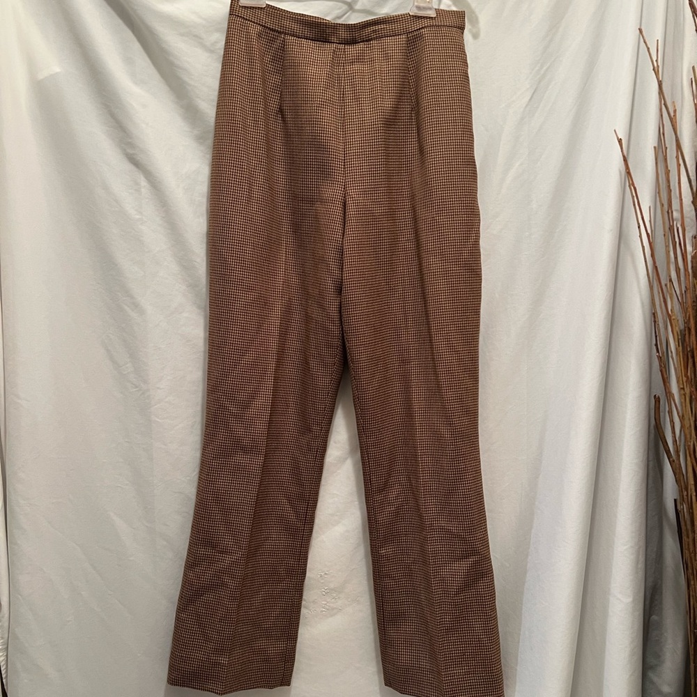 Ladies Harold’s 100% Wool Houndstooth Pants. Size 2